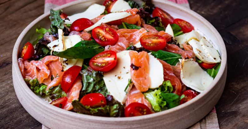 Caprese Salad - Caprese Salad on a Plate