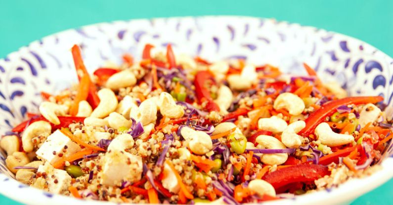 Quinoa Salad - Quinoa Salad on a Bowl