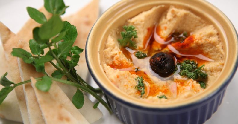 Hummus - Fresh Hummus And Pita Bread