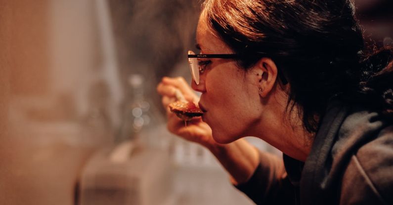 Slow Cooker - Woman Eating on Cooking Pan