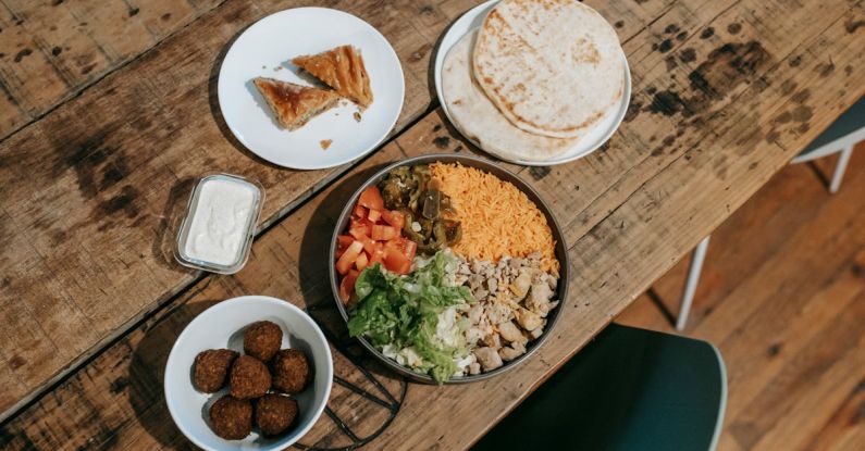 Indian Curry - Various traditional Indian dishes served on table in restaurant