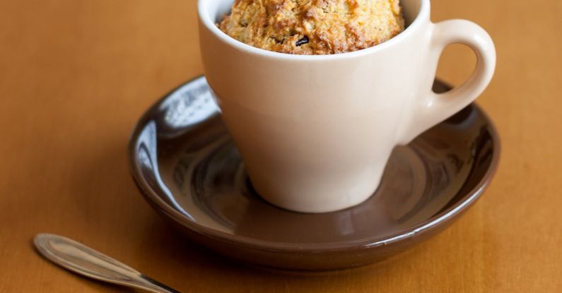 Mug Cake - White Teacup